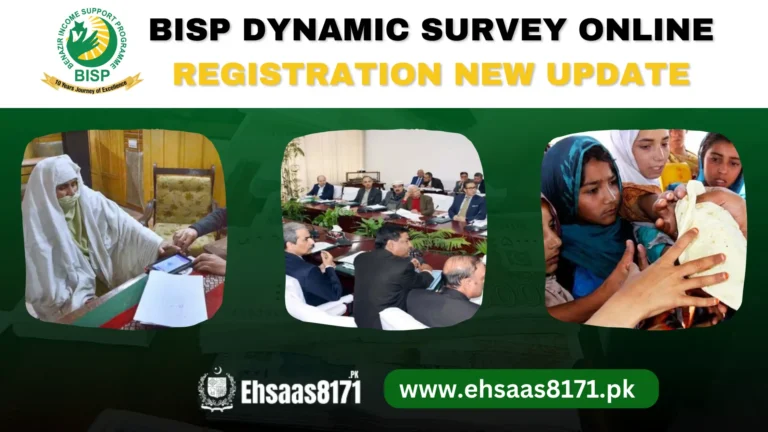 BISP Dynamic Survey Online Registration New Update 2024