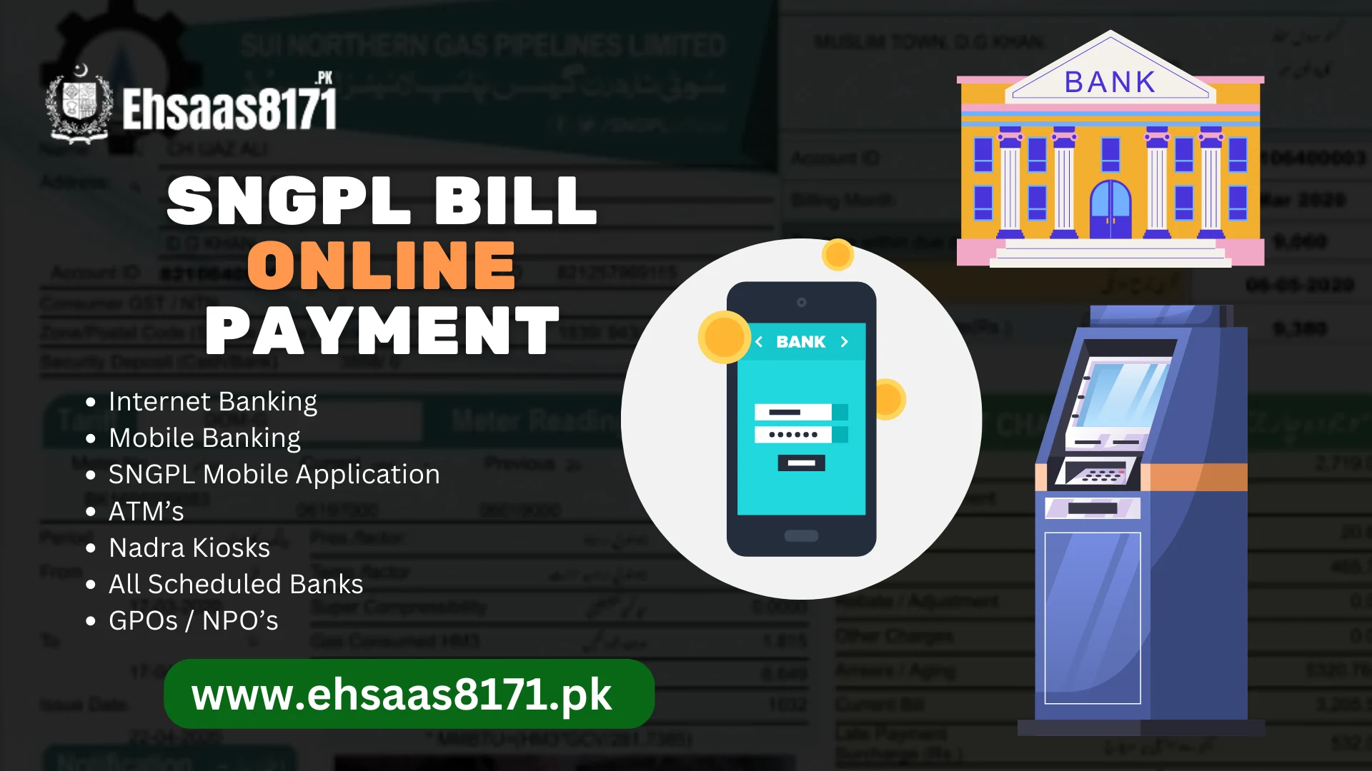 SNGPL Bill Online Payment