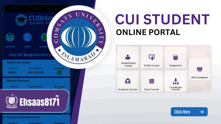 CUI Online Student Portal 2024 Login